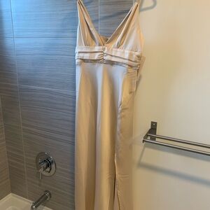 Hello Molly Cream Midi Dress